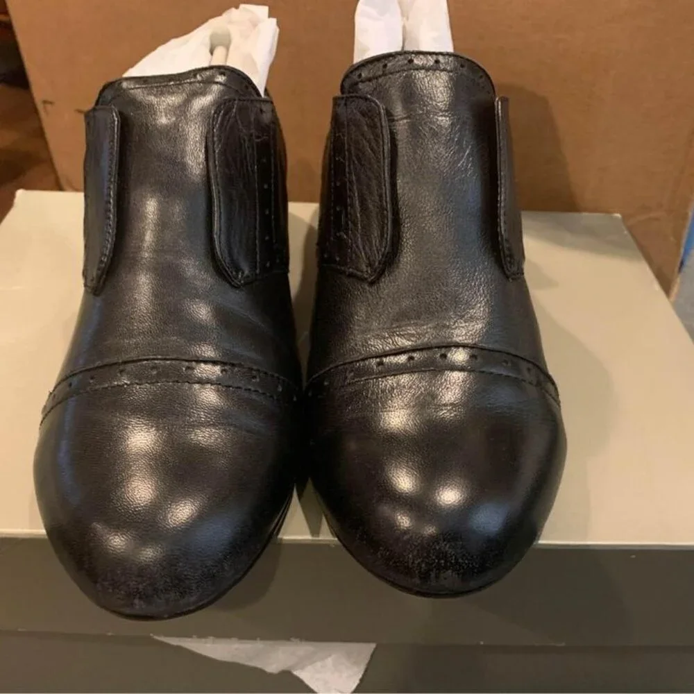 levity women’s black leather dress shoes - size 7 - Picture 2 of 4